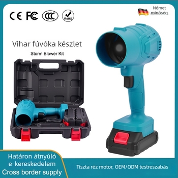 Qingwei 21V újratölthető lítium akkumulátoros kézi fúvó vákuum funkcióval, vezeték nélküli