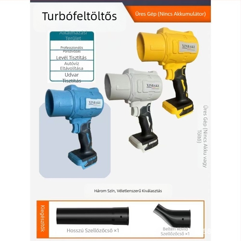 Zhen hu Ipari lítiumakkumulátoros levegőfúvó, 21V, nagy teljesítményű turbó meghajtás