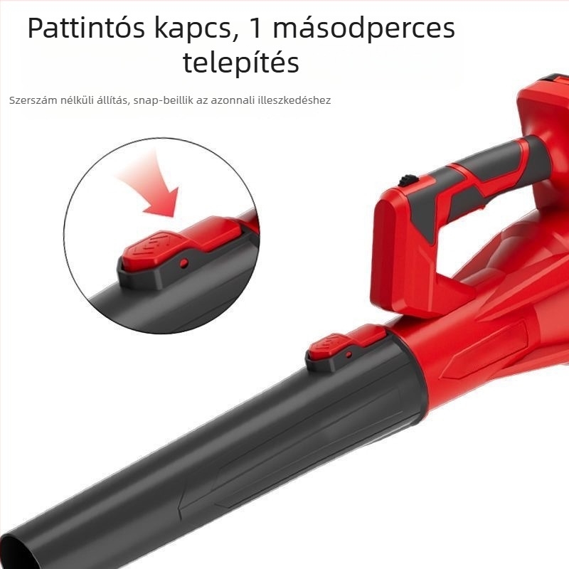 Ipari lítium-ion levegőfújó akkumulátorral • 21V • 2A • Nincs vákuum