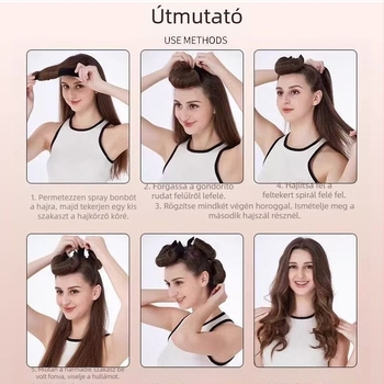 Rise göndörítő vas – anyag: textil, nem importált, általános felhasználók számára