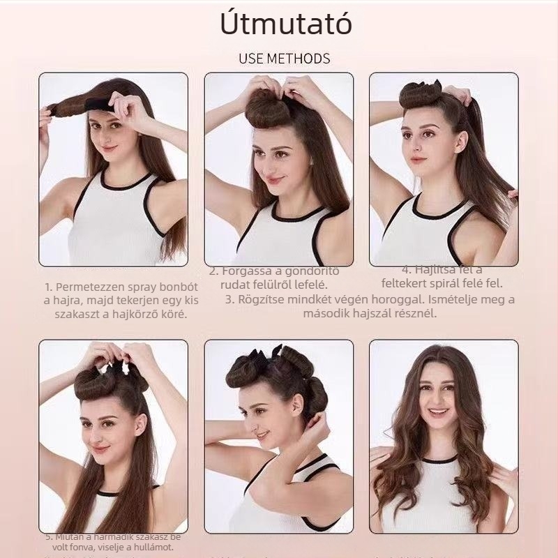 Rise göndörítő vas – anyag: textil, nem importált, általános felhasználók számára