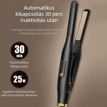 Kétfunkciós hajvasaló és göndörítő kerámiabevonattal, 16-20 mm átmérő, 30 W, 220 V
