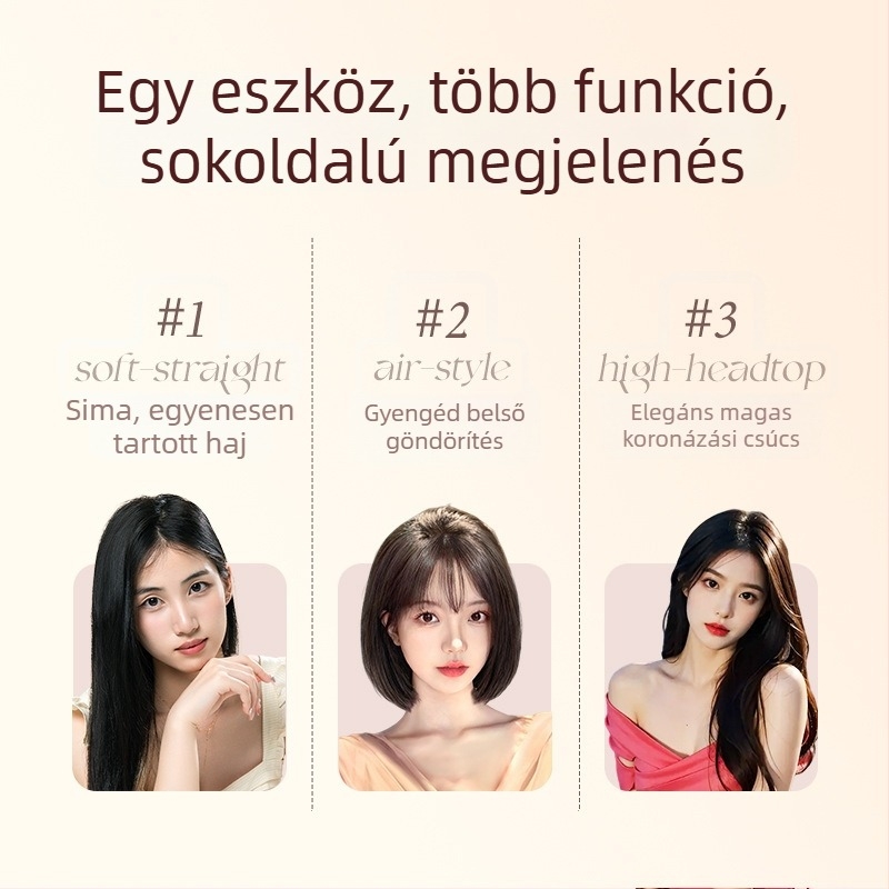 Honghong hajgöndörítő készülék 16–20 mm hengerrel, negatív ionokkal, 15 hőmérséklet-beállítás, 30 W, 220 V