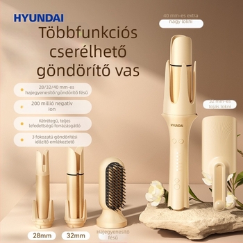 Hyundai mindent egyben hajformázó: göndörítő és negatív ionos egyenesítő, kétfunkciós