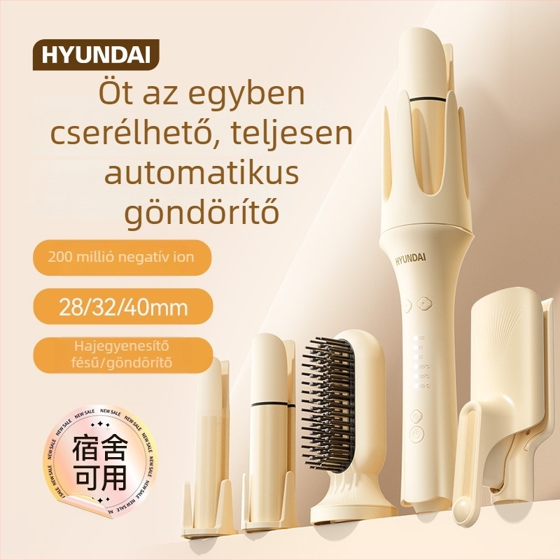 Hyundai mindent egyben hajformázó: göndörítő és negatív ionos egyenesítő, kétfunkciós