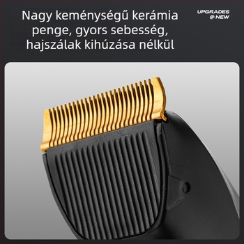 Elektromos hajvágó babáknak, titánium ötvözet pengével, újratölthető és mosható
