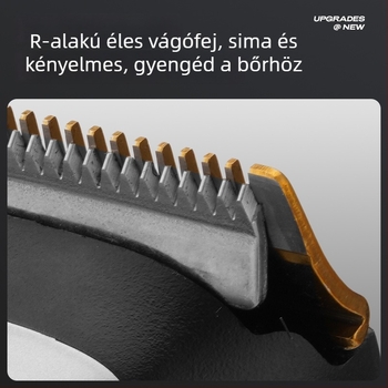 Elektromos hajvágó babáknak, titánium ötvözet pengével, újratölthető és mosható