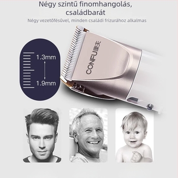 Koji elektromos hajvágó, kerámia pengével, leválasztható és mosható vágófejjel, felnőtteknek