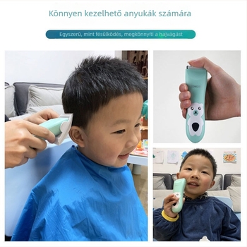 Baba hajvágó - újratölthető, kerámia vágófej, mosható penge, brushless motor, alacsony zaj 46-70 dB, gyerekeknek