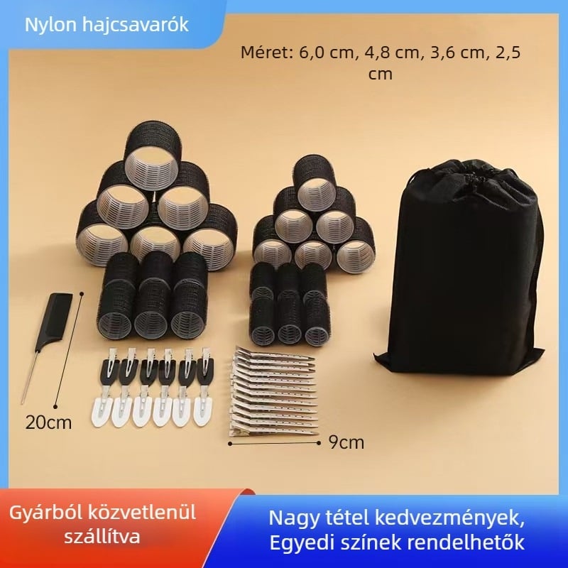 Cilindrikus műanyag hajgöndörítő általános használatra