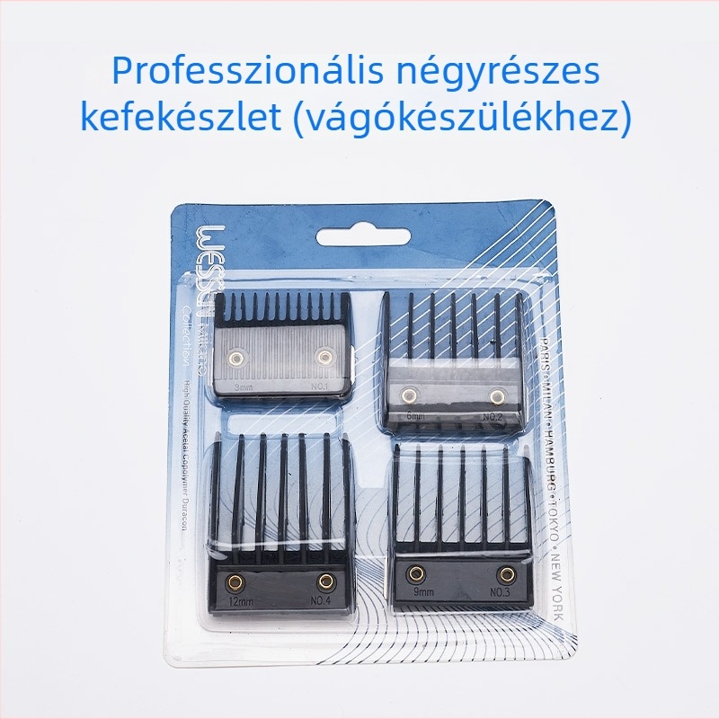 Elektros hajvágóhoz készült kiegészítő készlet (modell 404, rozsdamentes acél vágófej, cserélhető és mosható fej, vízálló, zaj 36-45 dB)
