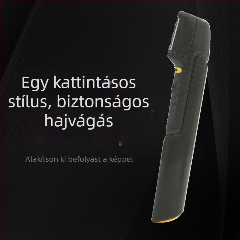 Férfiak számára elektromos hajvágó otthoni használatra, kompakt, hordozható, USB-tápellátású