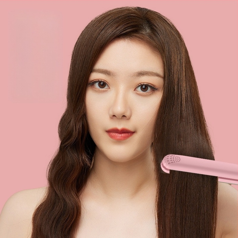 Kétfunkciós hajkiegyenesítő és göndörítő vas kerámia bevonatú fűtőfelület, <15 mm hővezető átmérő, 15 szintű hőmérséklet-szabályozás, 220V-os csatlakozás, 20W