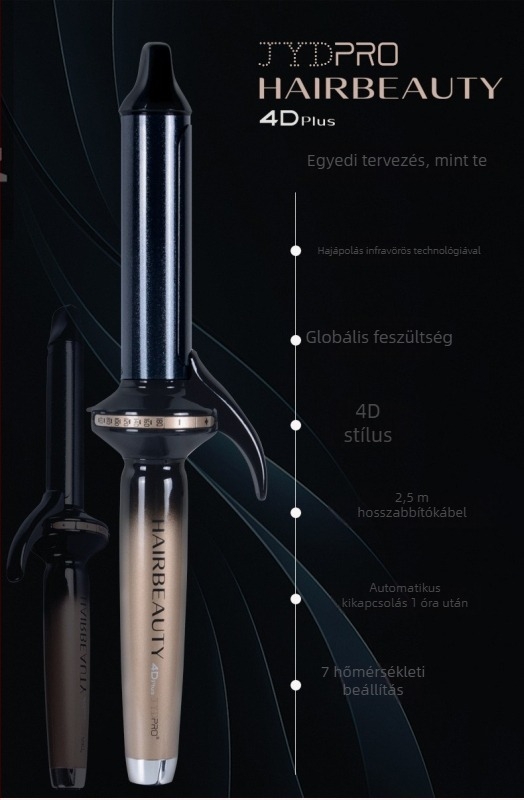 Hajcsavaró turmalin-kerámiával, 7 hőmérséklet-szint, 85W, 110-220V