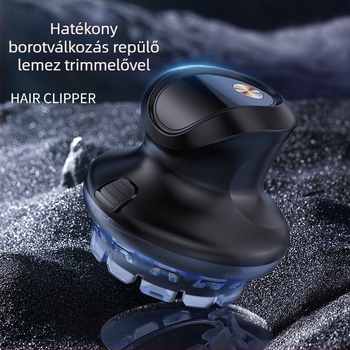 Férfiaknak hordozható elektromos hajvágó, brushless motor, rozsdamentes acél pengék, beépített akkumulátor 1200–2000 mAh, levehető és mosható pengefej, vízálló