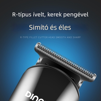 Elektromos hajvágó készlet, brushless motor, rozsdamentes acél pengék, vízálló és teljesen mosható, cserélhető akkumulátor 1000–1200 mAh, üzemidő 1–3 óra