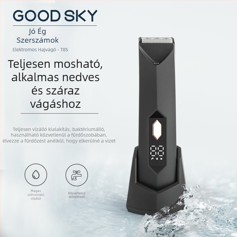 Elektromos testszőr-trimmel, egész testre használható, vízálló, kerámia penge, univerzális férfiaknak és nőknek