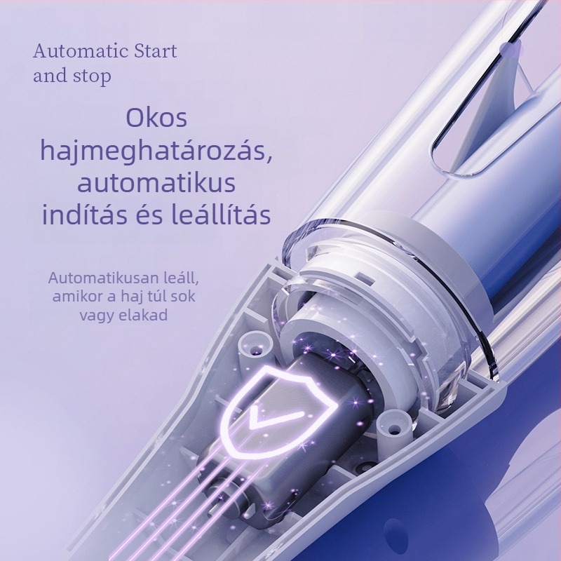 Turmalin-kerámiás göndörítő vas, 10 szintű hőmérséklet-szabályozás, gyors formázás kevesebb mint 1 perc alatt, CE tanúsítvány