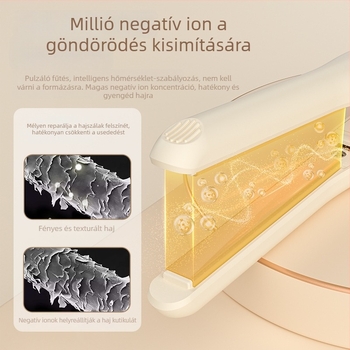 3 az 1-ben hajformázó eszköz turmalin-kerámiával, 15 fokozatú hőmérsékletszabályozás, 220V, <25W