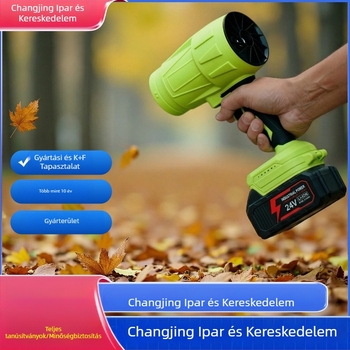 Ipari vezeték nélküli légfúvó 21V Li-ion akkumulátorral, porbeszívó készülék nélkül