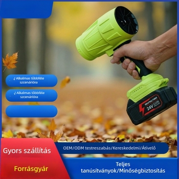 Ipari vezeték nélküli légfúvó 21V Li-ion akkumulátorral, porbeszívó készülék nélkül