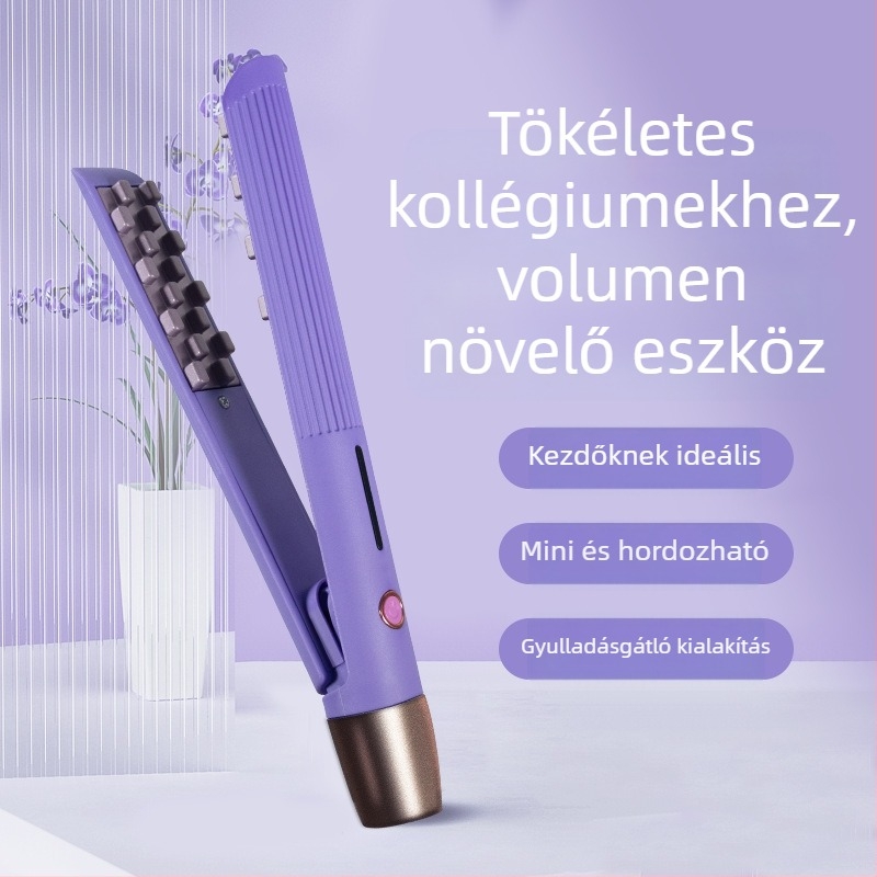 Hajhullámító készülék turmalin-keramikus hengerrrel 21-30 mm, nedves/száraz használat, 4 hőmérséklet-állítás, állandó hőmérséklet védelem, 220V 35W