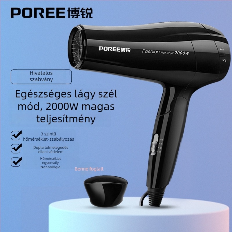 Hajszárító 1626, 2000W, hideg/meleg levegő, 3 fokozatú légáram