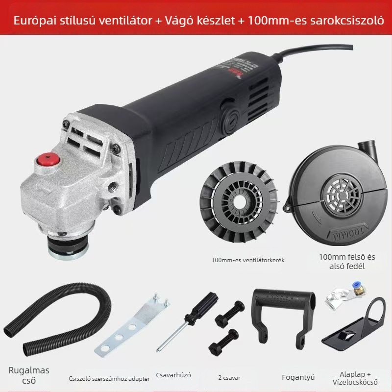 Kábel nélküli fújtató pumpa – 21V Li-ion akkumulátor, porgyűjtő készülék mellékelve, feszültség-tartomány AC 50–250V