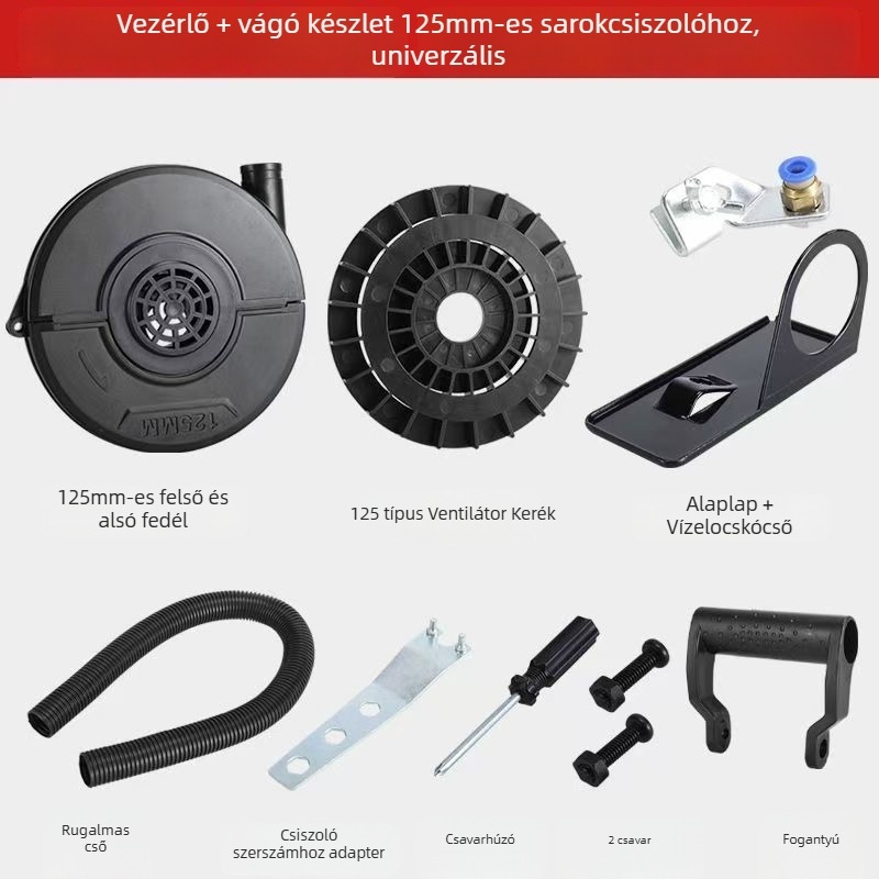 Kábel nélküli fújtató pumpa – 21V Li-ion akkumulátor, porgyűjtő készülék mellékelve, feszültség-tartomány AC 50–250V