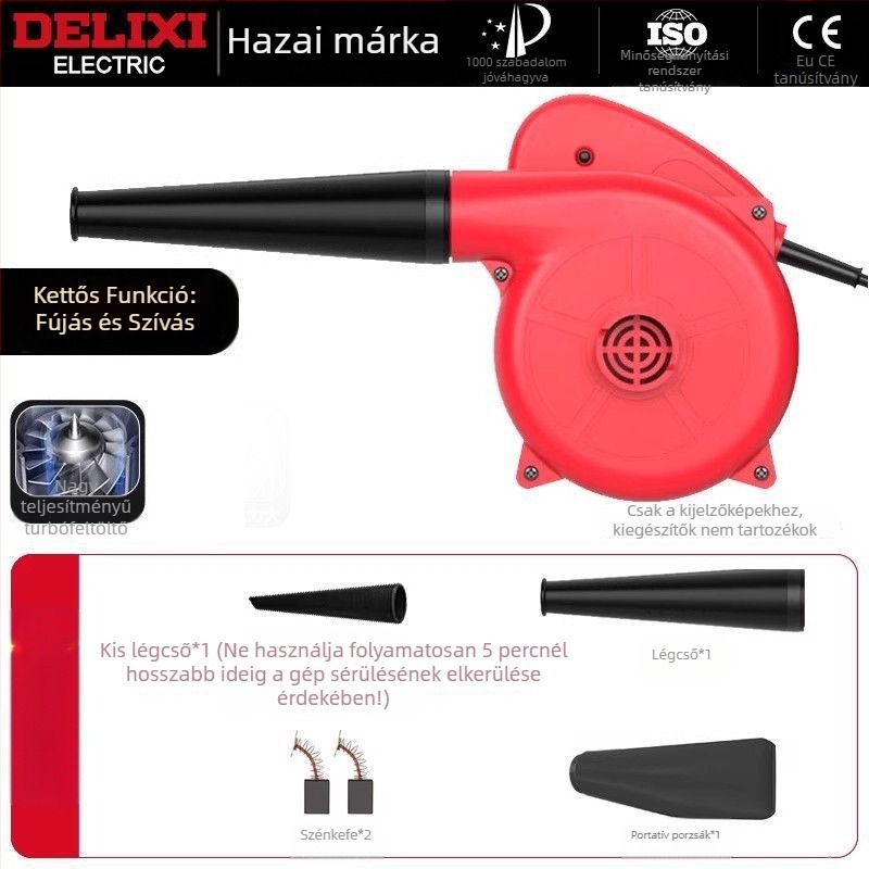 Kis méretű háztartási számítógép porfúvó – 21V, vákuum nélkül