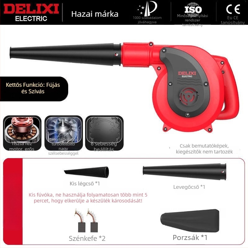 Kis méretű háztartási számítógép porfúvó – 21V, vákuum nélkül