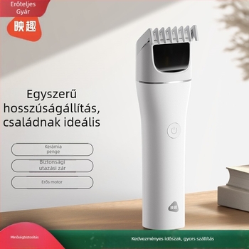 Elektromos hajvágó kerámiapengékkel, otthoni önvágáshoz, felnőtteknek és gyerekeknek, száraz tisztítás