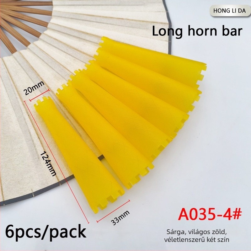 Hajgöndörítő vas készlet, műanyag/gyanta, 6 darabos csomag