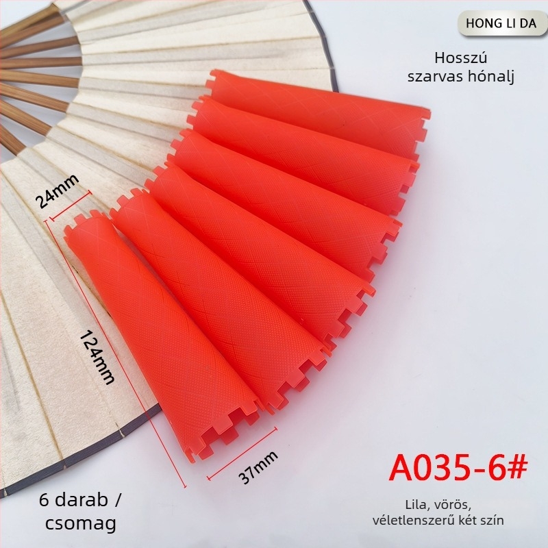 Hajgöndörítő vas készlet, műanyag/gyanta, 6 darabos csomag