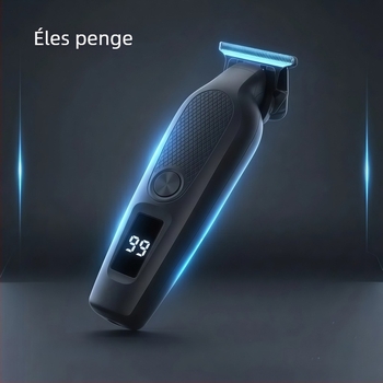 Hajvágó készülék, újratölthető, brushless motor, rozsdamentes acél pengék, beépített 500–800 mAh akkumulátor, 1–3 óra üzemidő