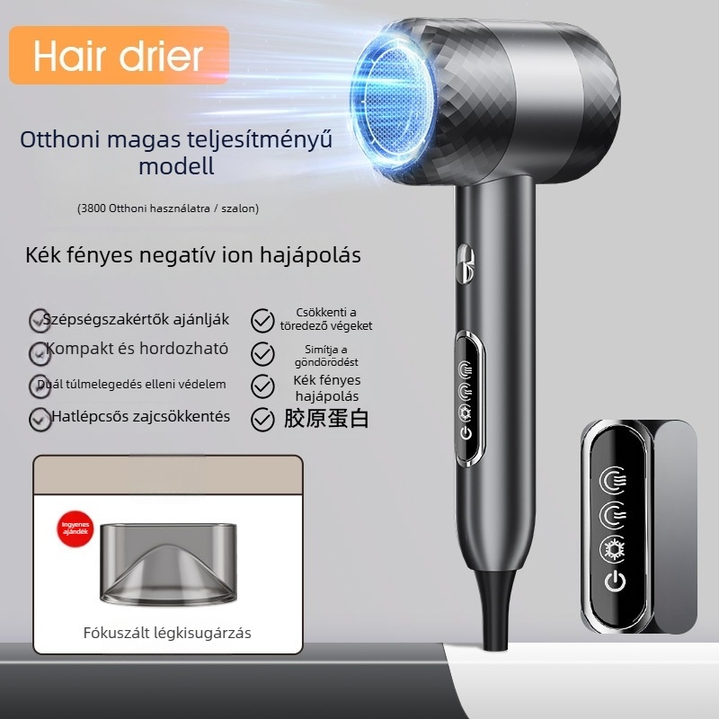 LD-1201 hajszárító, 1200W kefemotor, forró levegő, 3 fokozat, 220V