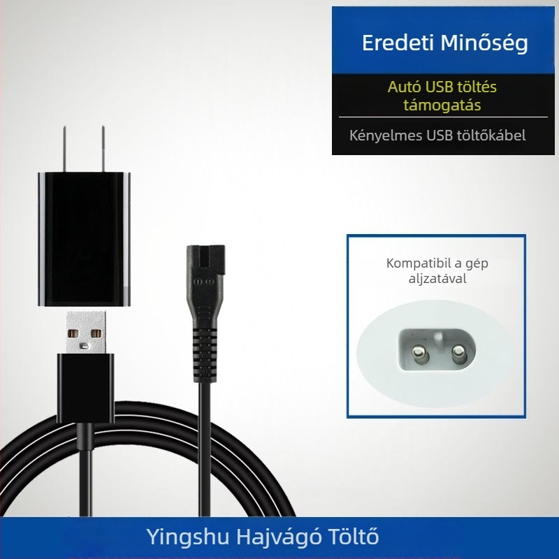 Baba hajvágó – brushless motor, finom acél vágófej, külső USB-tápellátás, beépített akkumulátor nélkül