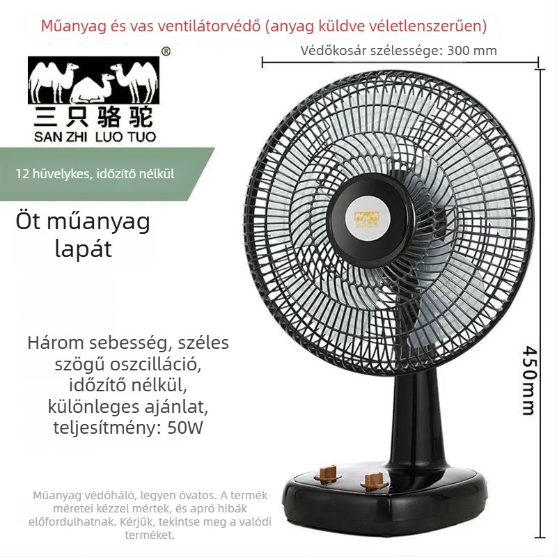 Összecsukható asztali ventilátor 3 sebességgel, USB-tápellátás, levehető akkumulátor 300–500 mAh, zaj 36 dB alatt