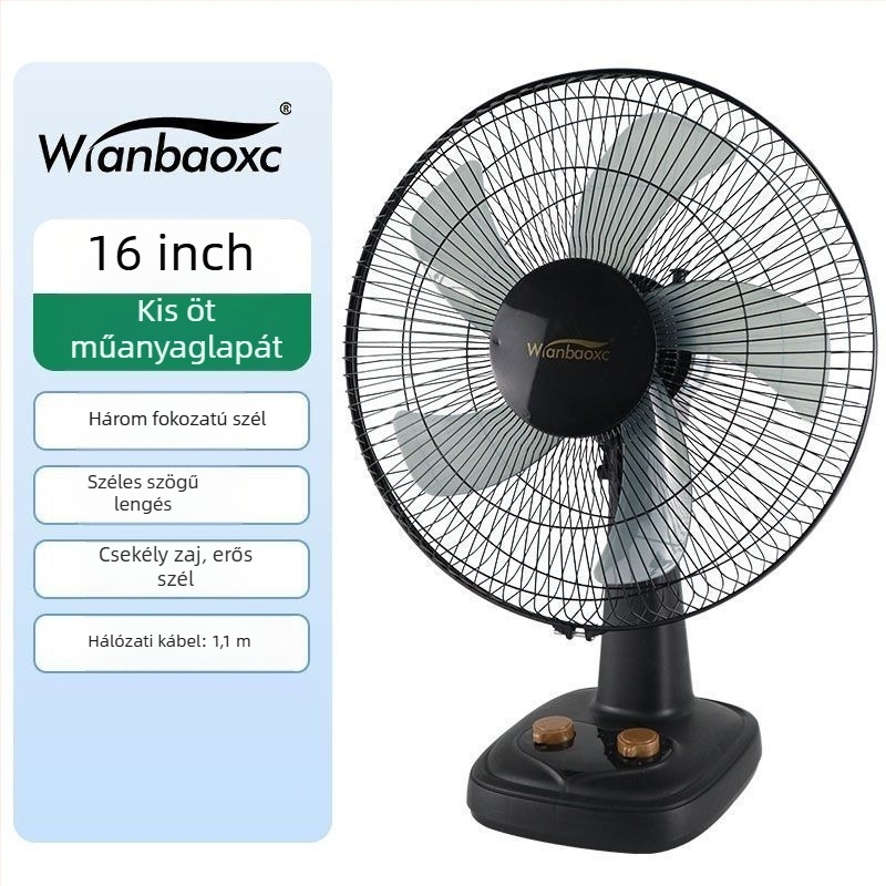 Összecsukható asztali ventilátor 3 sebességgel, USB-tápellátás, levehető akkumulátor 300–500 mAh, zaj 36 dB alatt