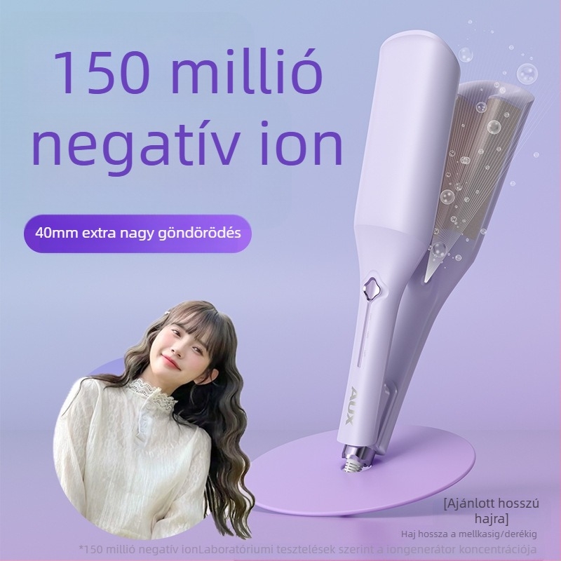 Mély U alakú tojás alakú göndörítővas, turmalin-keramikus fűtőelem, 100W, 220V