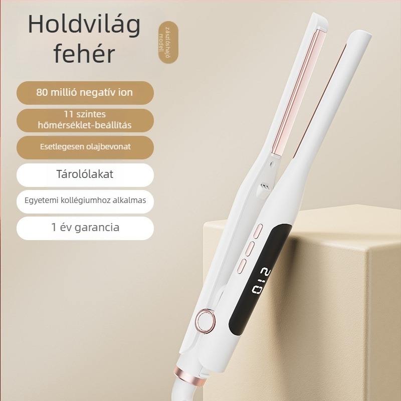 Férfi hajvasaló, 3 az 1-ben: göndörítés és egyenesítés, turmalin kerámia fűtőelem, 31 mm átmérő, LCD kijelző, 220 V