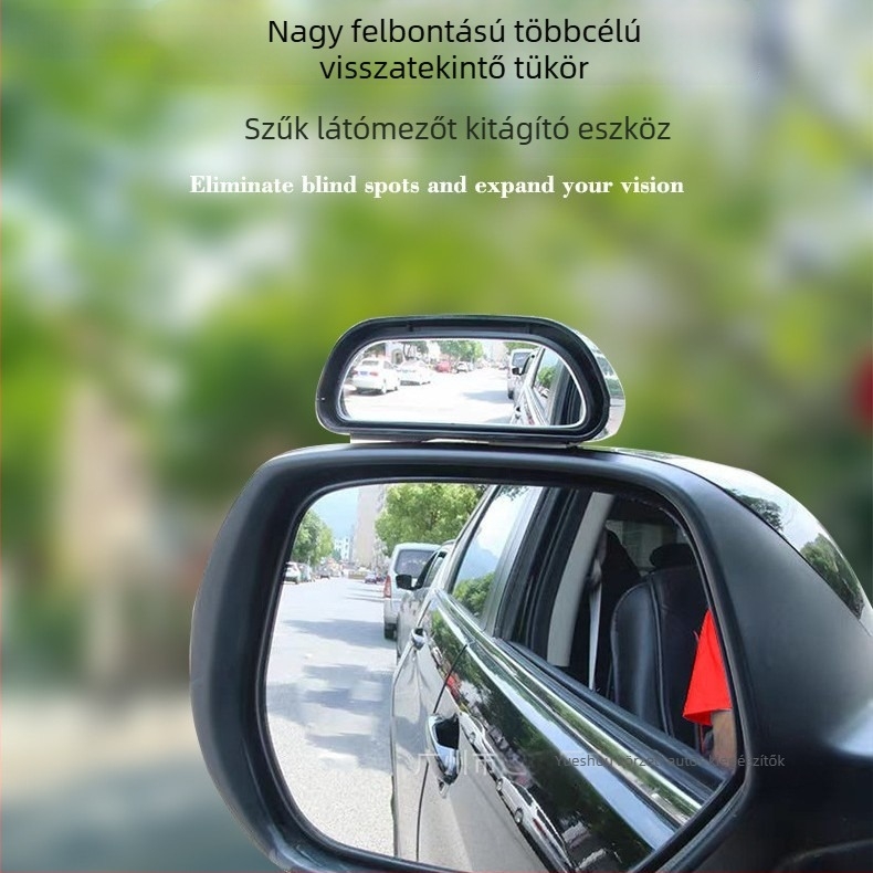 Hdelf 360°-ban állítható holttér-tükör az első és hátsó kerekekhez, többfunkciós hátrameneti tükör
