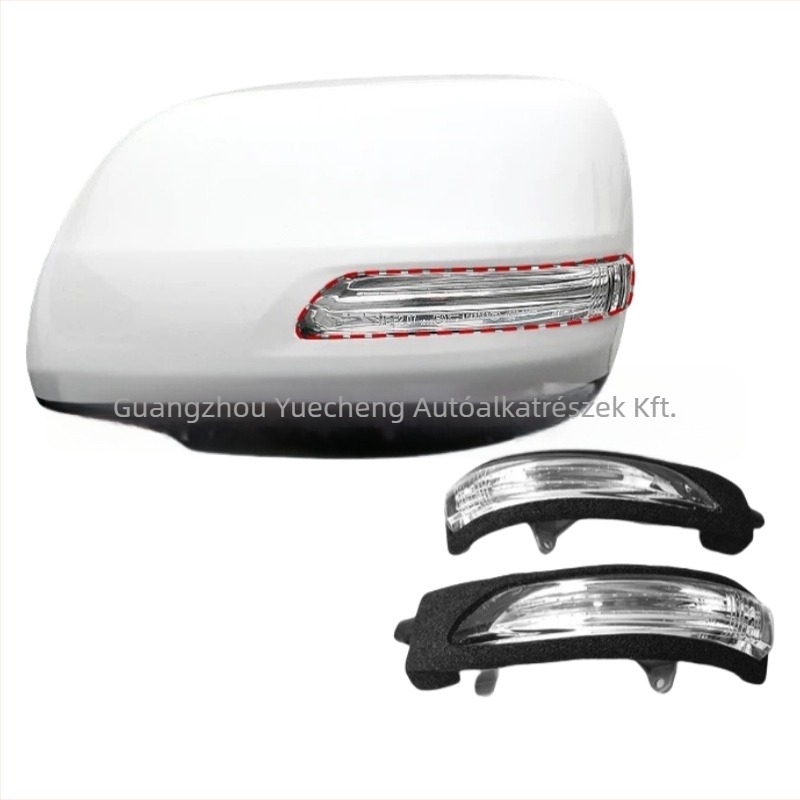 Hátsó nézet tükör, sík tükör, 12V tápegység, kompatibilis Toyota Prado LC150 (2010–2019), alkatrész számok 81730-60120 és 81740-60090
