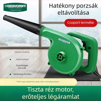 Magas teljesítményű levegőfúvó otthoni és PC használatra, kompakt ipari porfúvó 21V