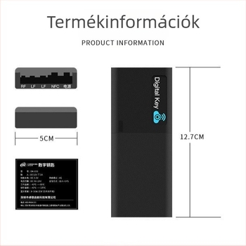 Okos autókulcs továbbfejlesztés okostelefonnal történő vezérléssel, NFC és Bluetooth, digitális flottakezelés, távoli hozzáférés