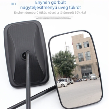 Elektromos háromkerekű visszapillantó tükör, Prince típus, széles látómező, 10 mm menet