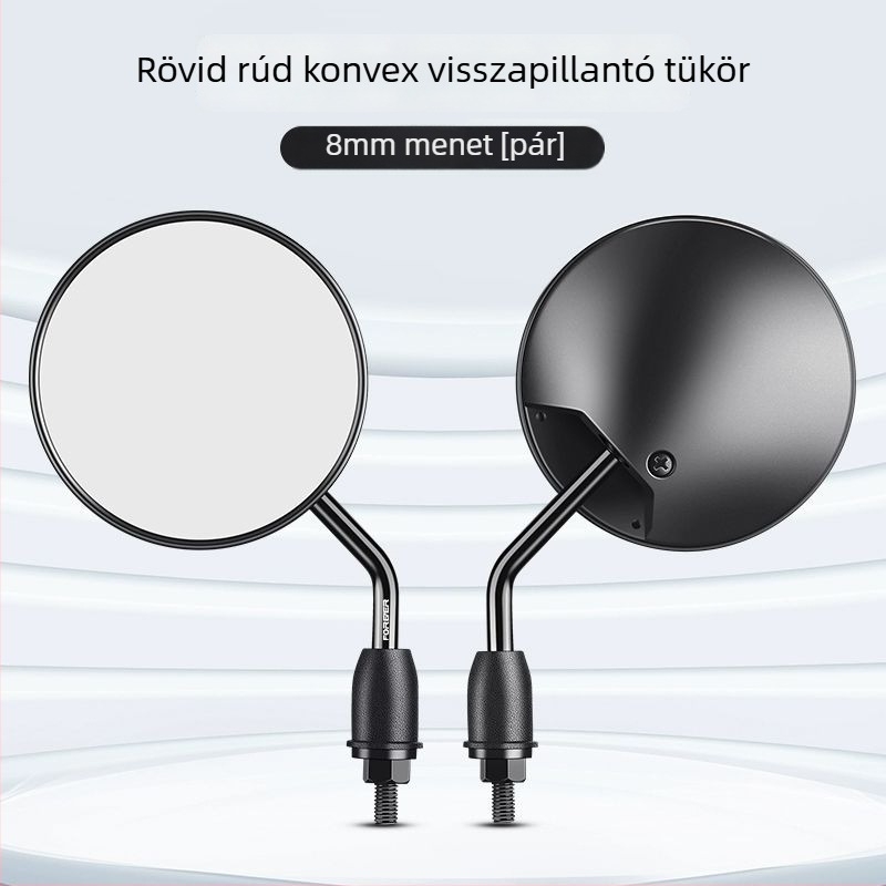 Hátsó tükör elektromos kerékpárhoz, rövid szárú, univerzálisan kompatibil