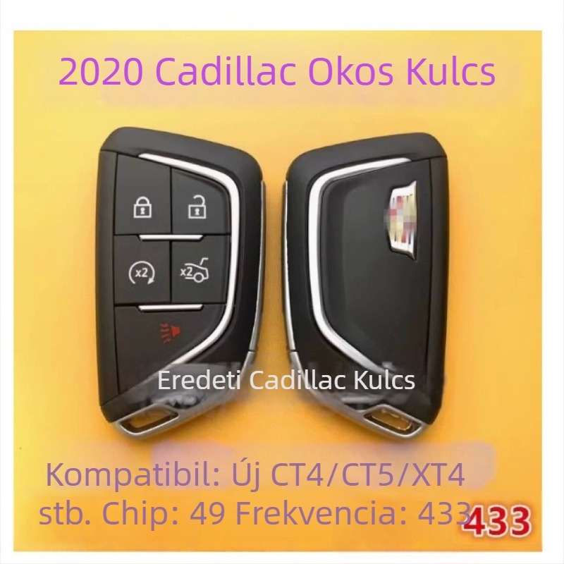 KAKTUS TPU Cadillac kulcsborító CT5-höz