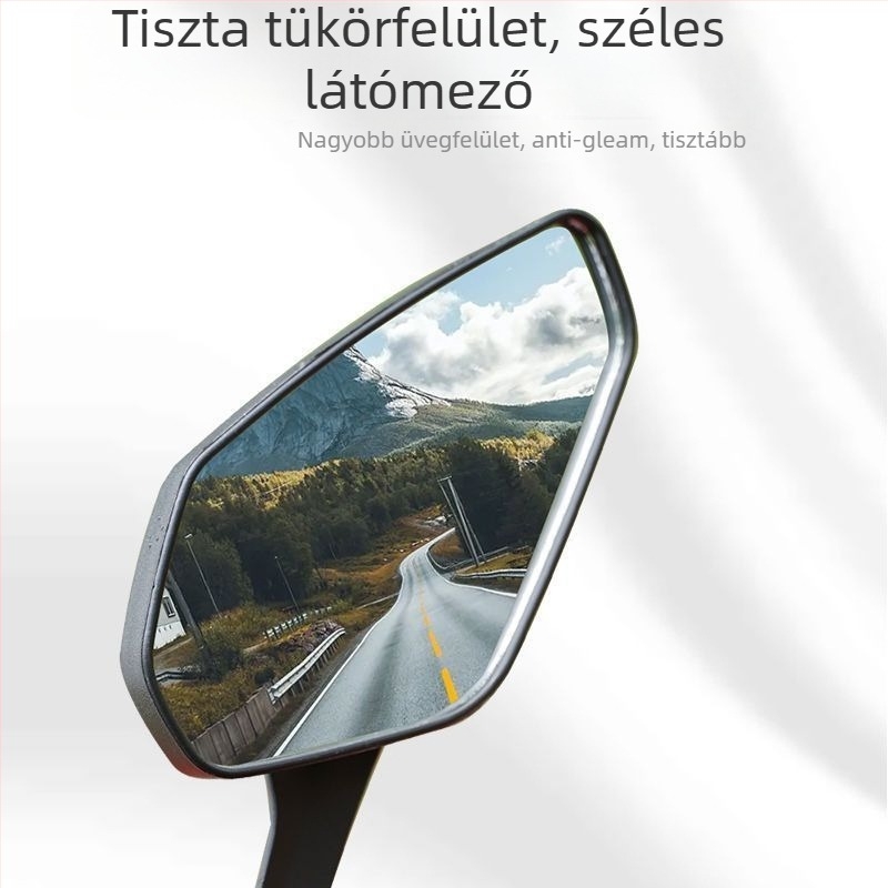 Elektromos robogó visszapillantó tükre — HD konvex, visszafelé nézet, univerzális illeszkedés