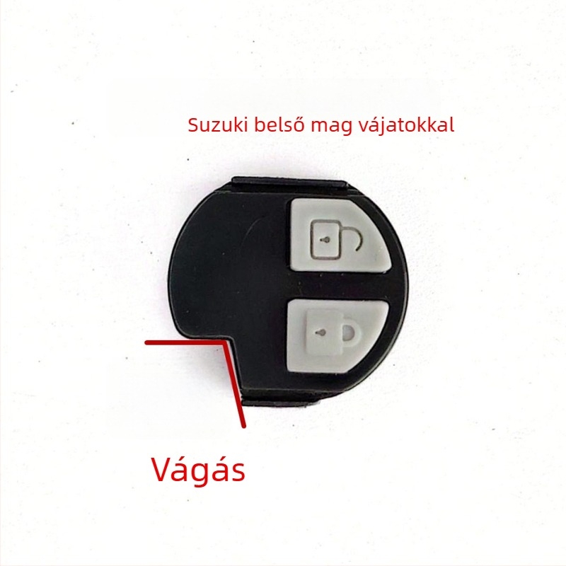 Autókulcs tok Suzuki Swift/ Ignis – modell B-209, 2 kulcs, távirányító nélkül, tok mérnöki műanyagból, kulcs penge sárgarézből